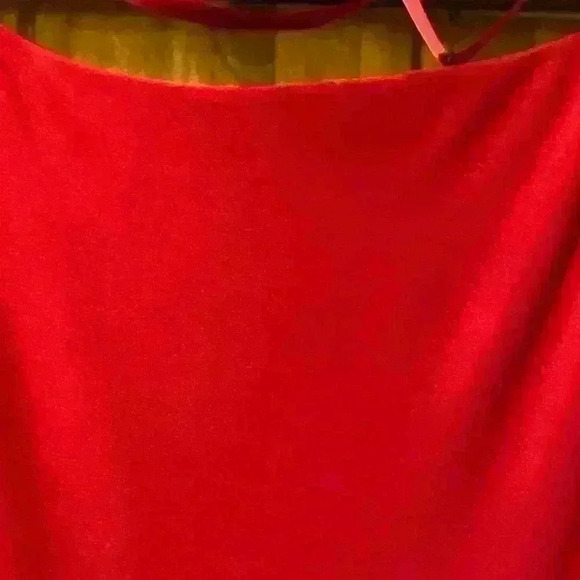 Leena By Mac Duggal Long Sleeve Cowl Back Red Jersey Gown 25929-New - Picture 7 of 16